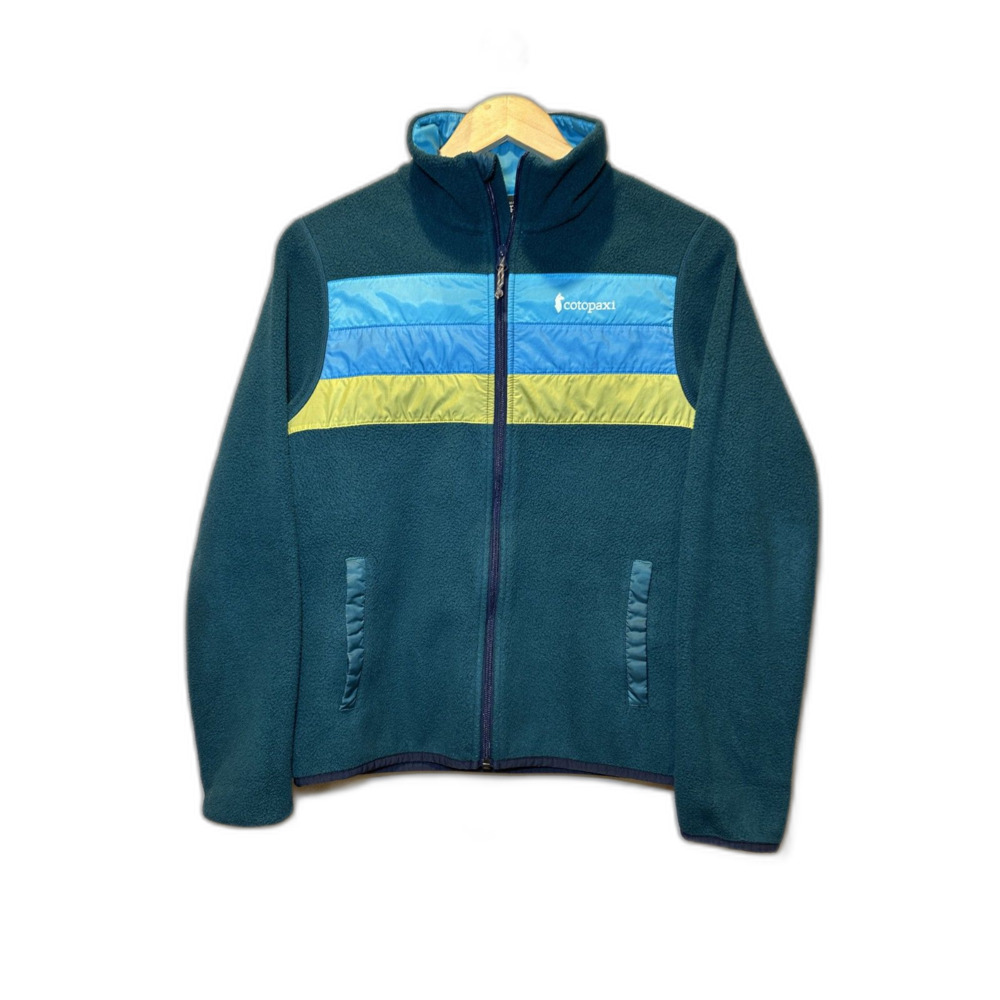 Cotopaxi Teca Fleece Full-Zip Jacket Teal Multicolor Women's Small (Read Below)